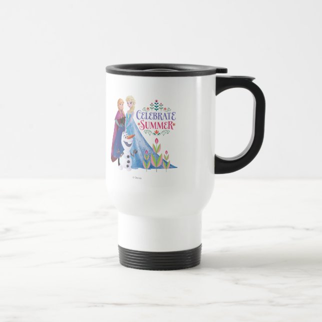 Anna and Elsa | Celebrate Summer Travel Mug (Right)