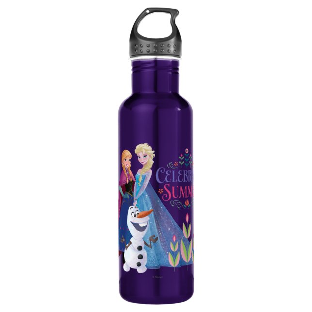 Anna and Elsa | Celebrate Summer Water Bottle (Front)