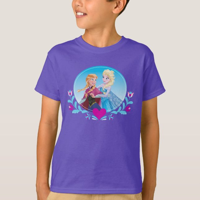 Anna and Elsa | Embracing T-Shirt (Front)