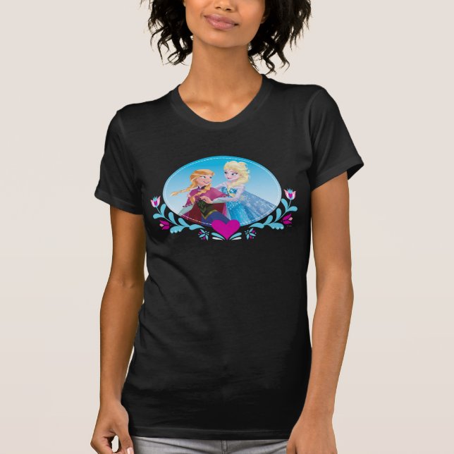 Anna and Elsa | Embracing T-Shirt (Front)