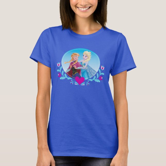 Anna and Elsa | Embracing T-Shirt (Front)