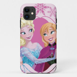 Anna and Elsa   Family Forever iPhone 11 Case