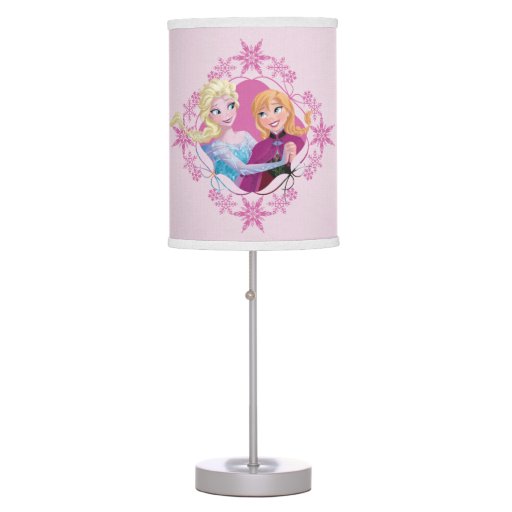 Anna and Elsa | Family Forever Desk Lamp | Zazzle