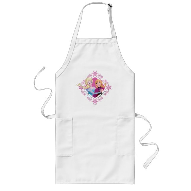 Anna and Elsa | Family Forever Long Apron (Front)