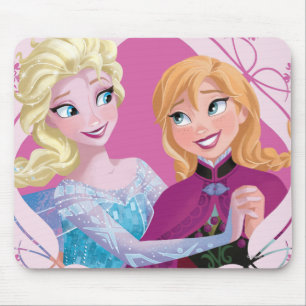 Anna and Elsa   Family Forever Mouse Pad