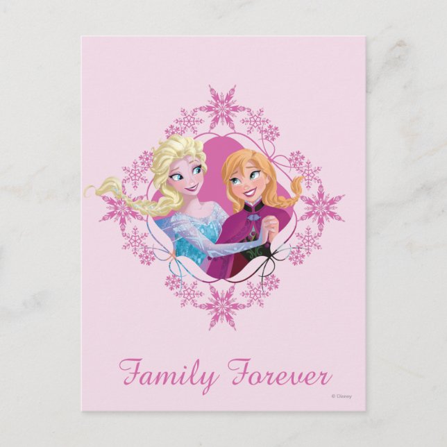 Anna and Elsa | Family Forever Postcard (Front)