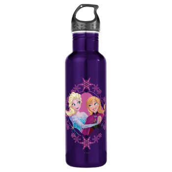 Anna And Elsa | Family Forever Stainless Steel Water Bottle by frozen at Zazzle
