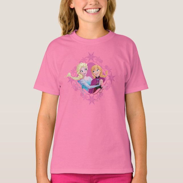 Anna and Elsa | Family Forever T-Shirt (Front)