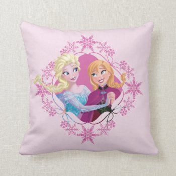Anna And Elsa | Family Forever Throw Pillow by frozen at Zazzle