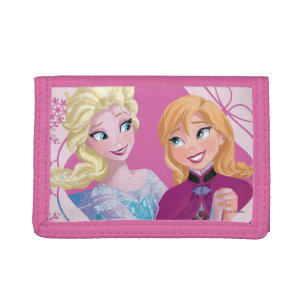 Anna and Elsa Family Forever Trifold Wallet