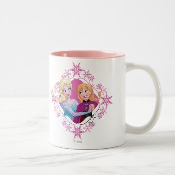 Anna And Elsa | Family Forever Two-tone Coffee Mug by frozen at Zazzle