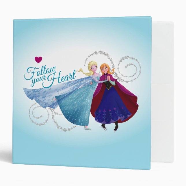Anna and Elsa | Family Love 3 Ring Binder (Front/Inside)