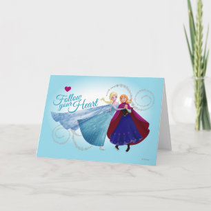 Anna and Elsa   Family Love Card