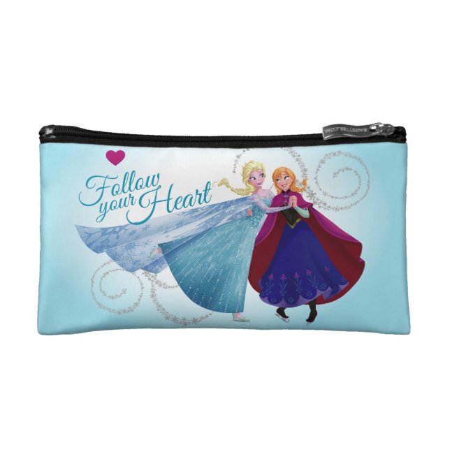 Anna and Elsa | Family Love Cosmetic Bag (Front)