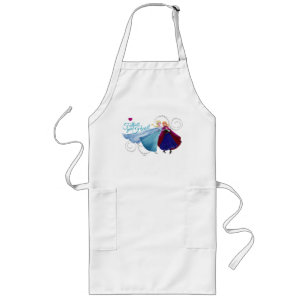 Anna and Elsa Family Love Long Apron