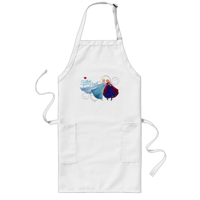 Anna and Elsa | Family Love Long Apron (Front)