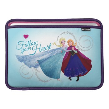 Anna And Elsa | Family Love Macbook Air Sleeve by frozen at Zazzle