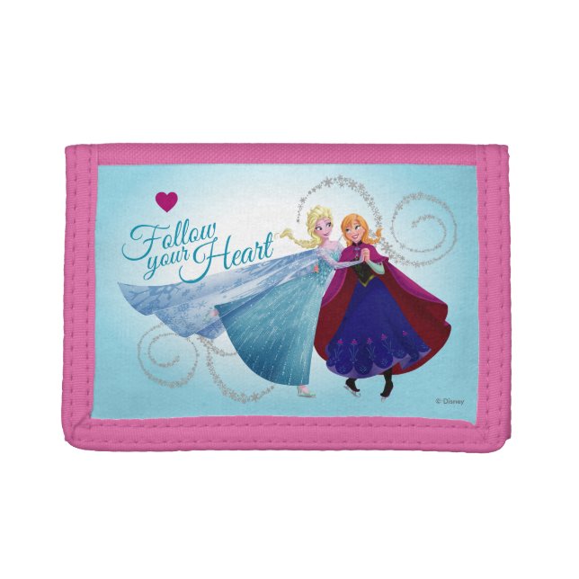Anna and Elsa | Family Love Tri-fold Wallet (Front)