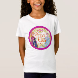 Anna and Elsa | Floral Frame T-Shirt