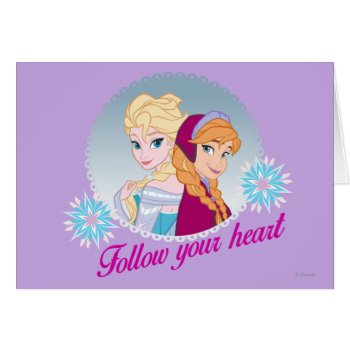 Anna And Elsa | Follow Your Heart by frozen at Zazzle