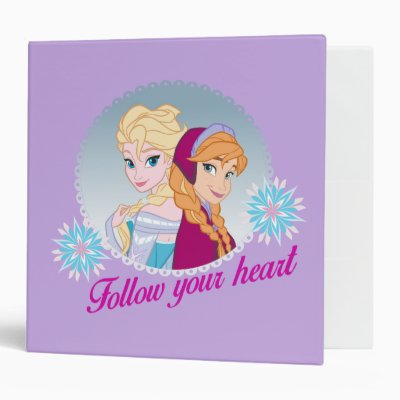 Anna and Elsa | Follow Your Heart Binder