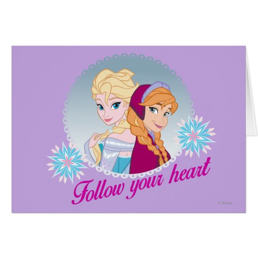 Anna and Elsa | Follow Your Heart Cards (Front Horizontal)
