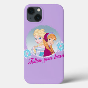Anna and Elsa Follow Your Heart iPhone 13 Case