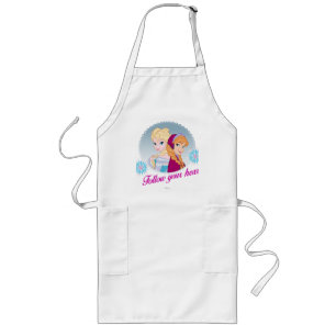 Anna and Elsa Follow Your Heart Long Apron