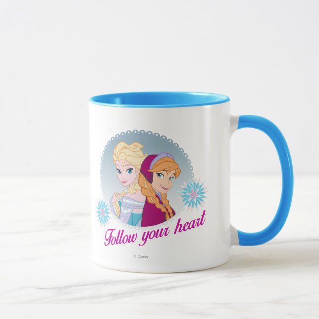 Anna and Elsa | Follow Your Heart Mug (Right)