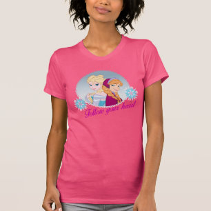 Anna and Elsa Follow Your Heart T-Shirt