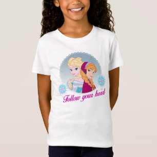 Anna and Elsa   Follow Your Heart T-Shirt