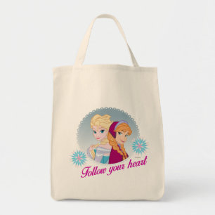 Anna and Elsa   Follow Your Heart Tote Bag