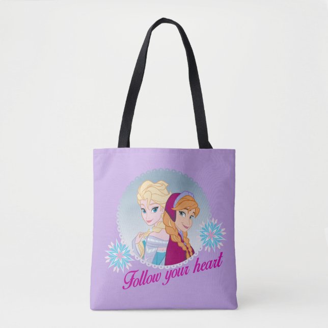 Anna and Elsa | Follow Your Heart Tote Bag (Front)