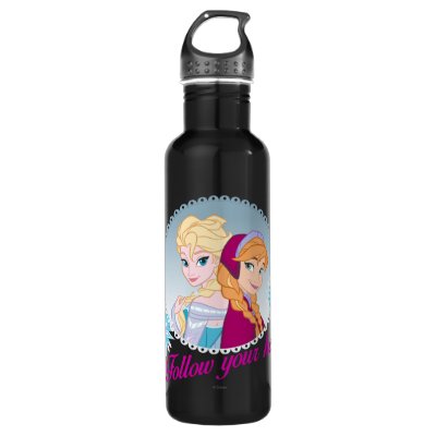 Anna and Elsa | Follow Your Heart Water Bottle