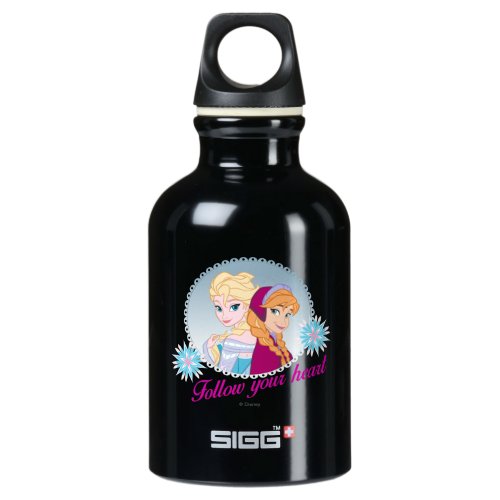 Anna and Elsa  Follow Your Heart Water Bottle