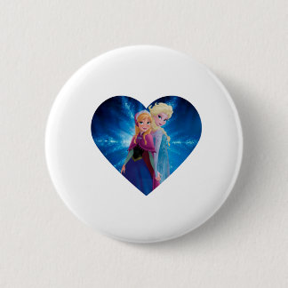 Anna and Elsa Frozen Button