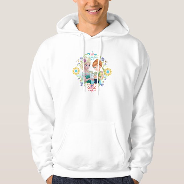 Anna and Elsa | Gift for Sister Hoodie (Front)