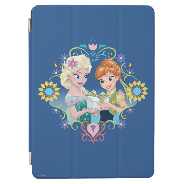 Anna and Elsa | Gift for Sister iPad Air Cover (Front)