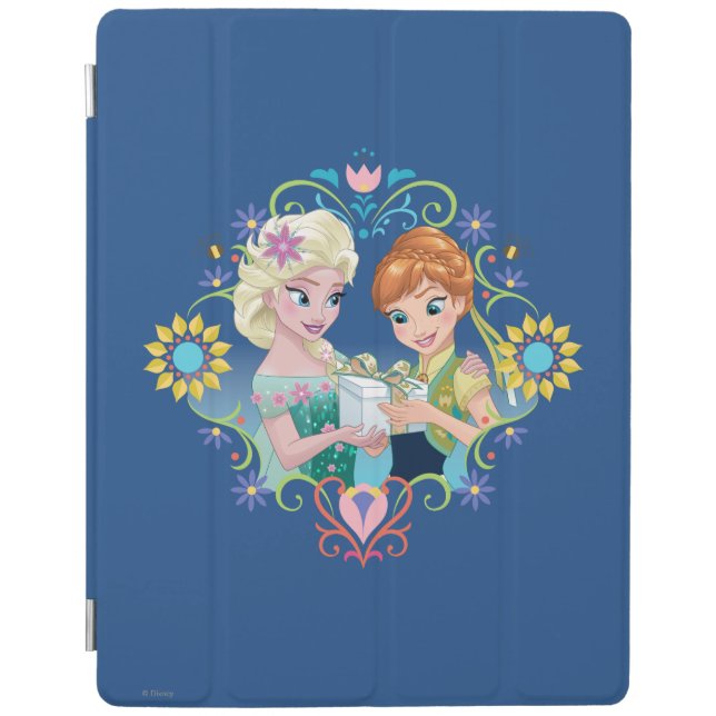 Anna and Elsa | Gift for Sister iPad Air Cover (Front)