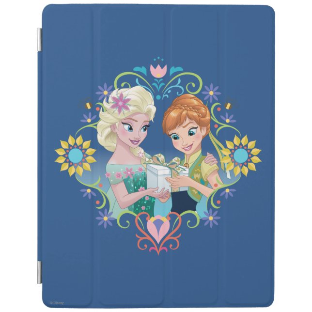 Anna and Elsa | Gift for Sister iPad Smart Cover (Front)