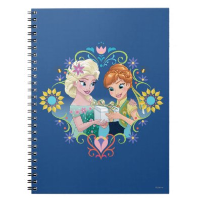Anna and Elsa | Gift for Sister Notebook