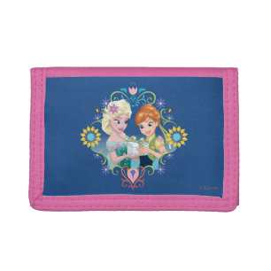 Anna and Elsa Gift for Sister Tri-fold Wallet