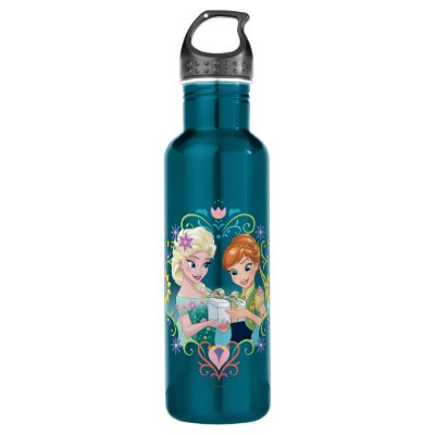 Anna and Elsa | Gift for Sister Water Bottle