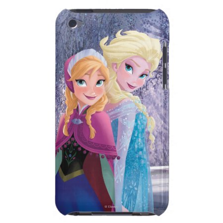 Anna And Elsa | Holding Hands Barely There Ipod Cover