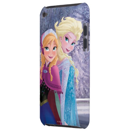 Anna and Elsa | Holding Hands Barely There iPod Cover (Back Left)