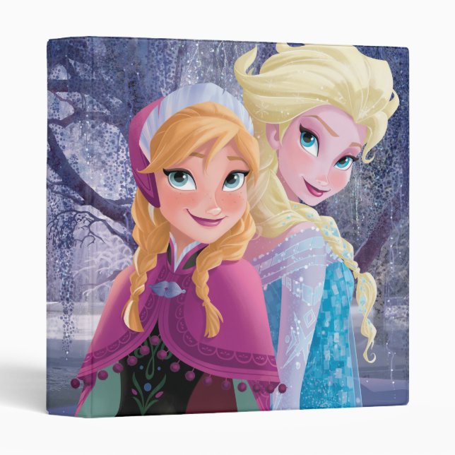 Anna and Elsa | Holding Hands Binder (Front/Spine)