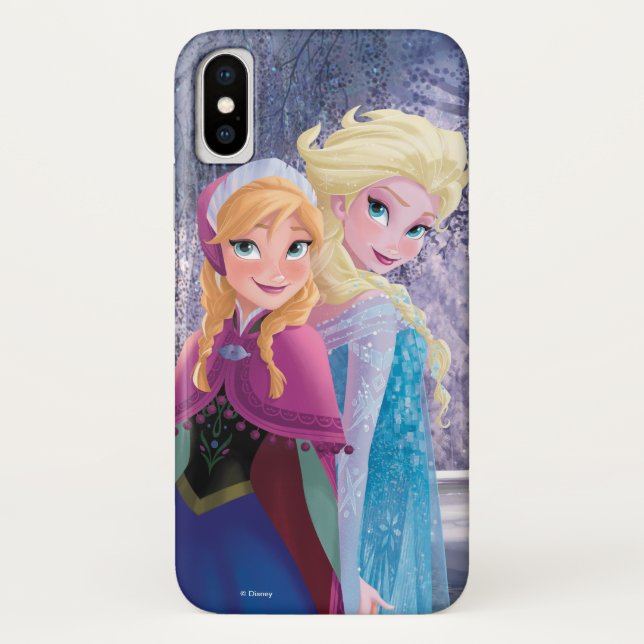 Anna and Elsa | Holding Hands Case-Mate iPhone Case (Back)