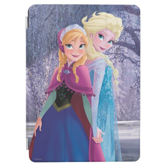 Anna and Elsa | Holding Hands iPad Air Cover | Zazzle.com