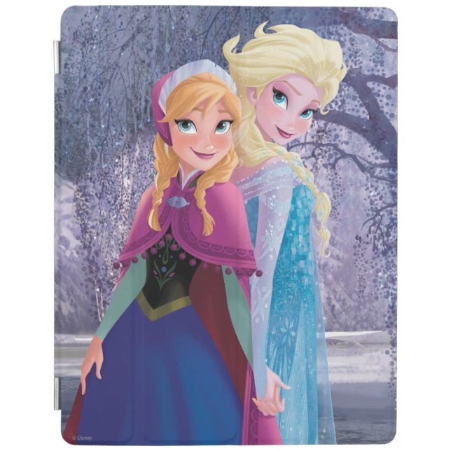 Anna and Elsa | Holding Hands iPad Smart Cover (Front)