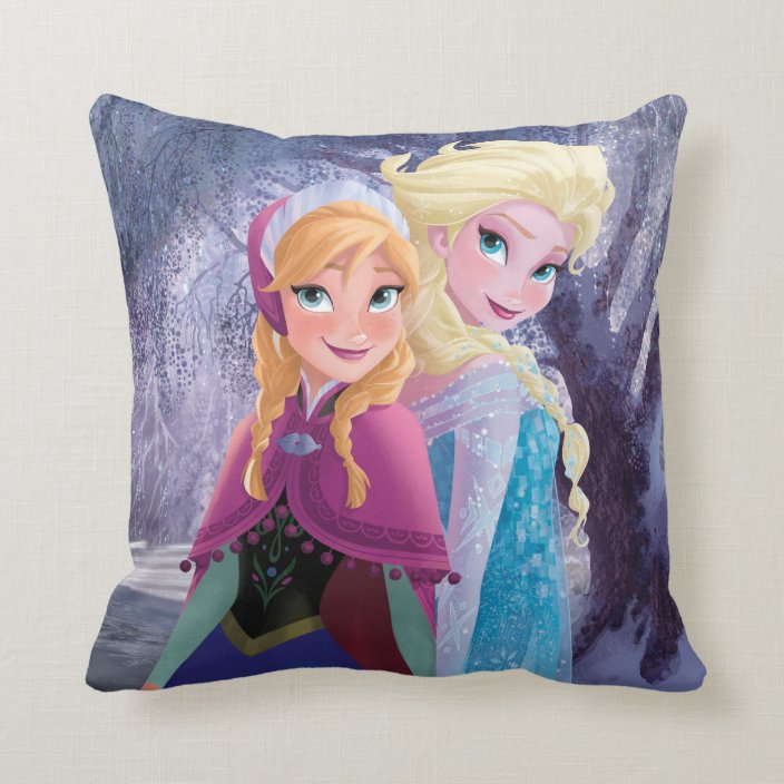 anna elsa pillow